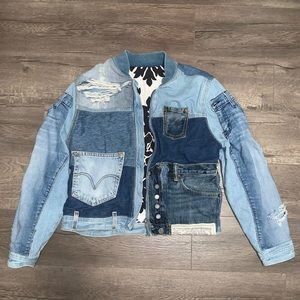 Recycled pieced Levi’s denim jacket